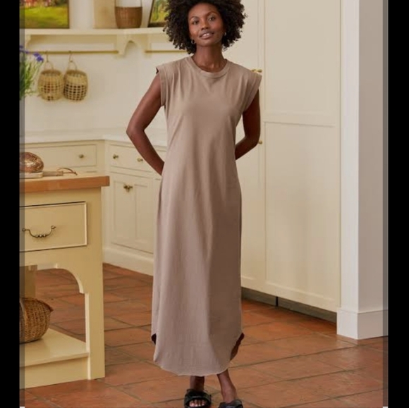 Frank & Eileen Cory Vintage Muscle Tee Maxi Dress Medium NWOT - Picture 2 of 12